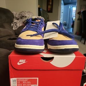 Nike dunks blue suede